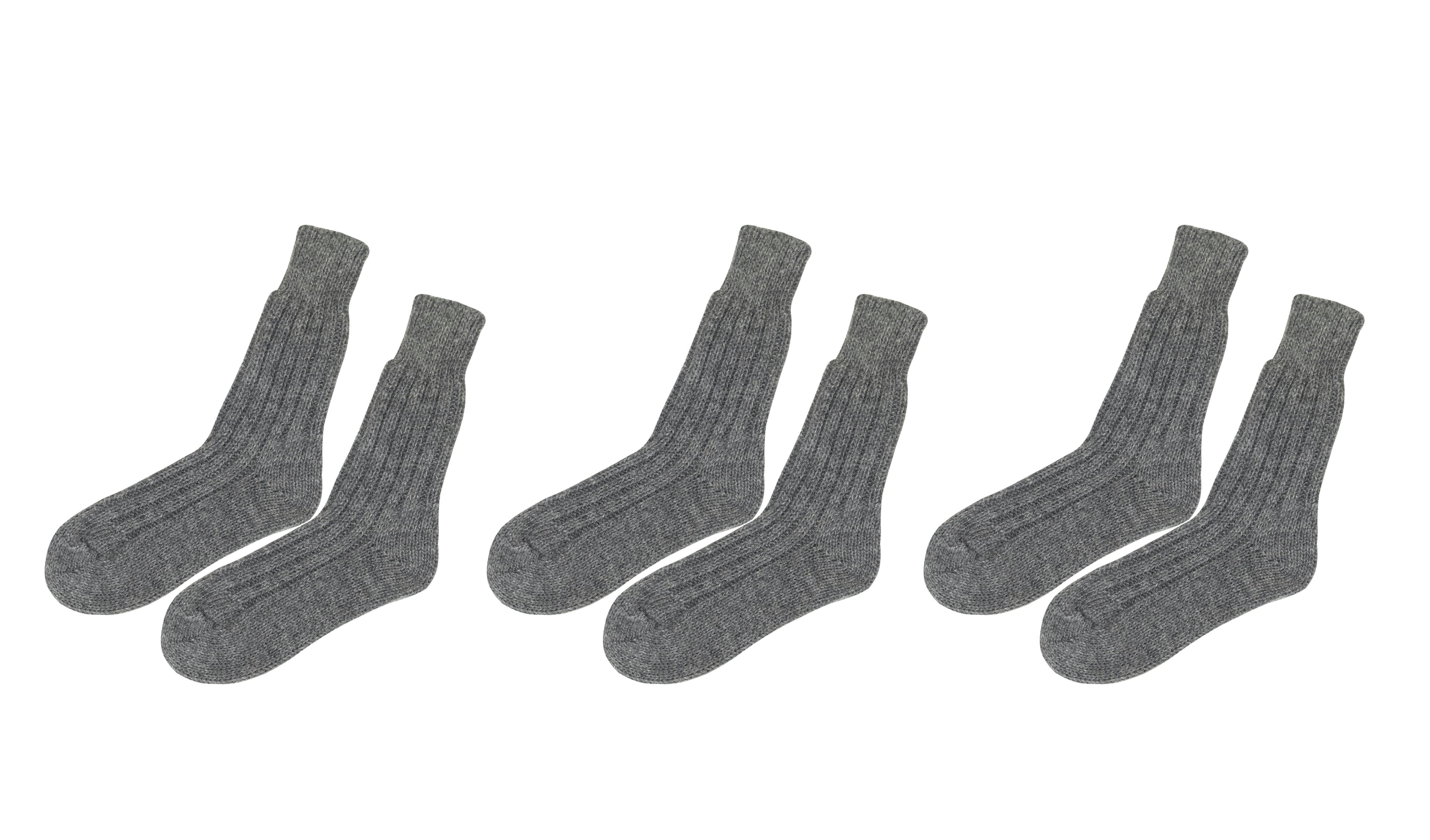 tittimitti tittimitti® Women’s Alpaca Wool Socks 3-Pack – Soft Warm Winter Crew Socks (Made in Italy) — detail close-up