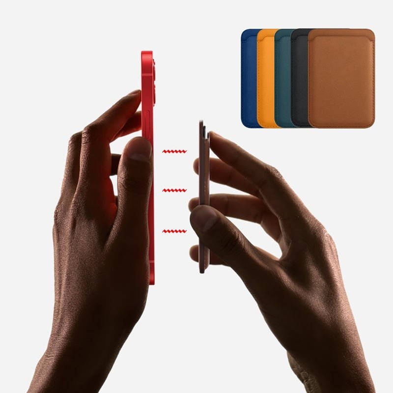 Luxury Magnetic Leather Card Holder Wallet Case for iPhone 14 Pro Max 13 12