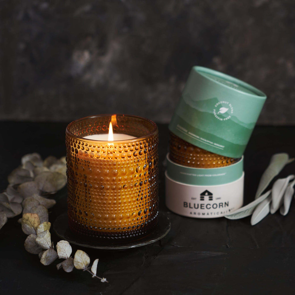 Bluecorn Candles Aromática Scented Candles — lifestyle context
