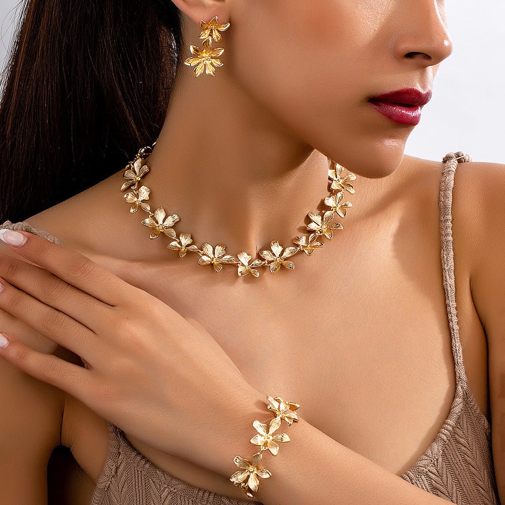 Mariam's Collection Artisan Floral Coordinating Jewelry Set (MAC326) — main product shot
