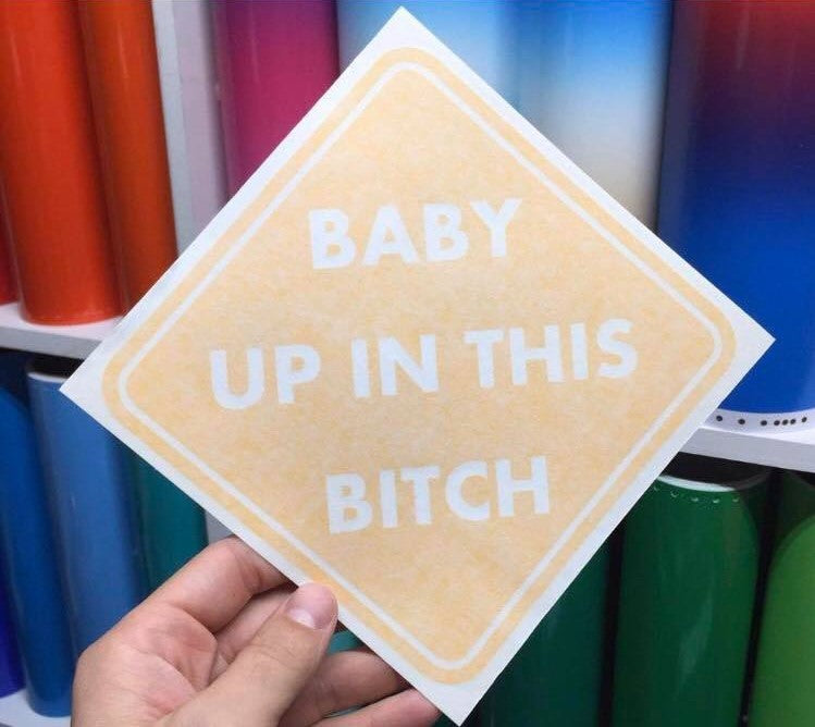 Luckless Outfitters Baby Up In This Decal — main product shot