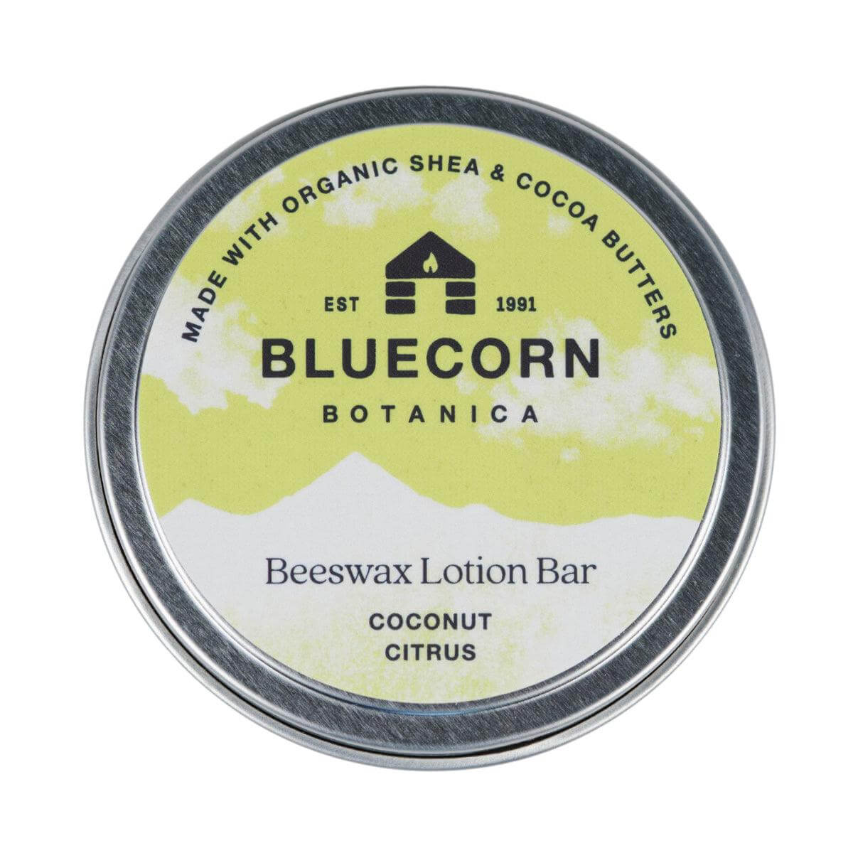 Bluecorn Candles Bluecorn Beeswax Lotion Bars — packaging or label