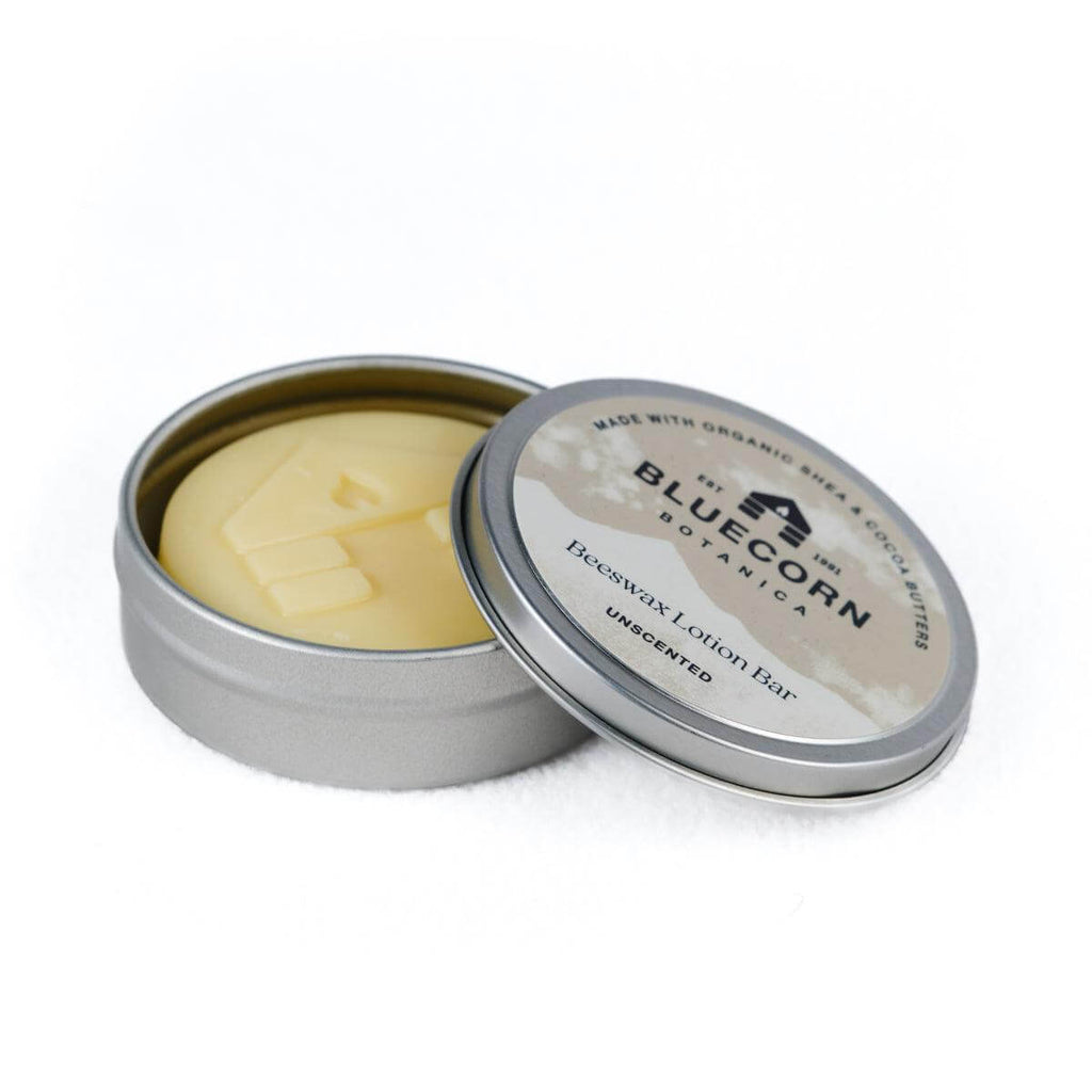 Bluecorn Candles Bluecorn Beeswax Lotion Bars — texture detail