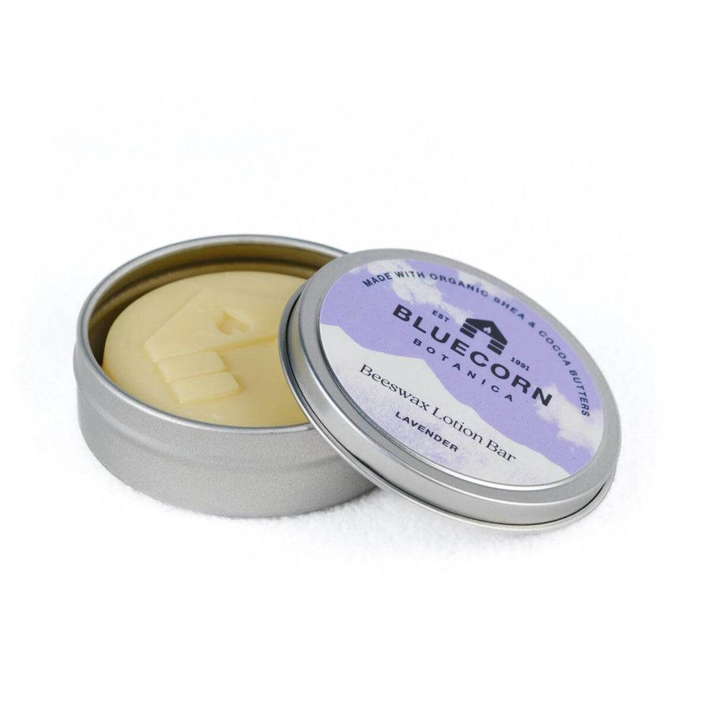 Bluecorn Candles Bluecorn Beeswax Lotion Bars — in-use context