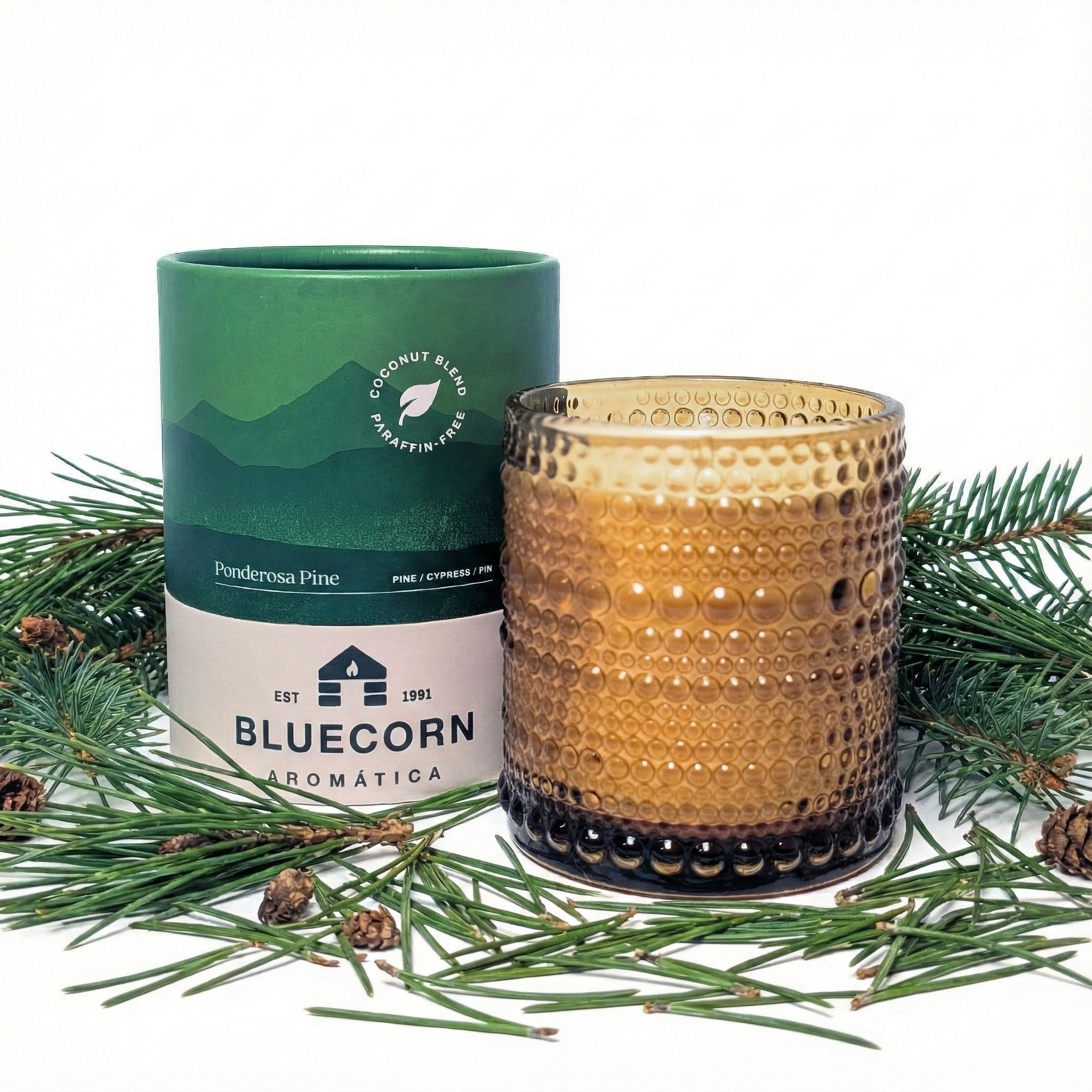 Bluecorn Candles Ponderosa Pine Scented Candle - Aromática — main product shot