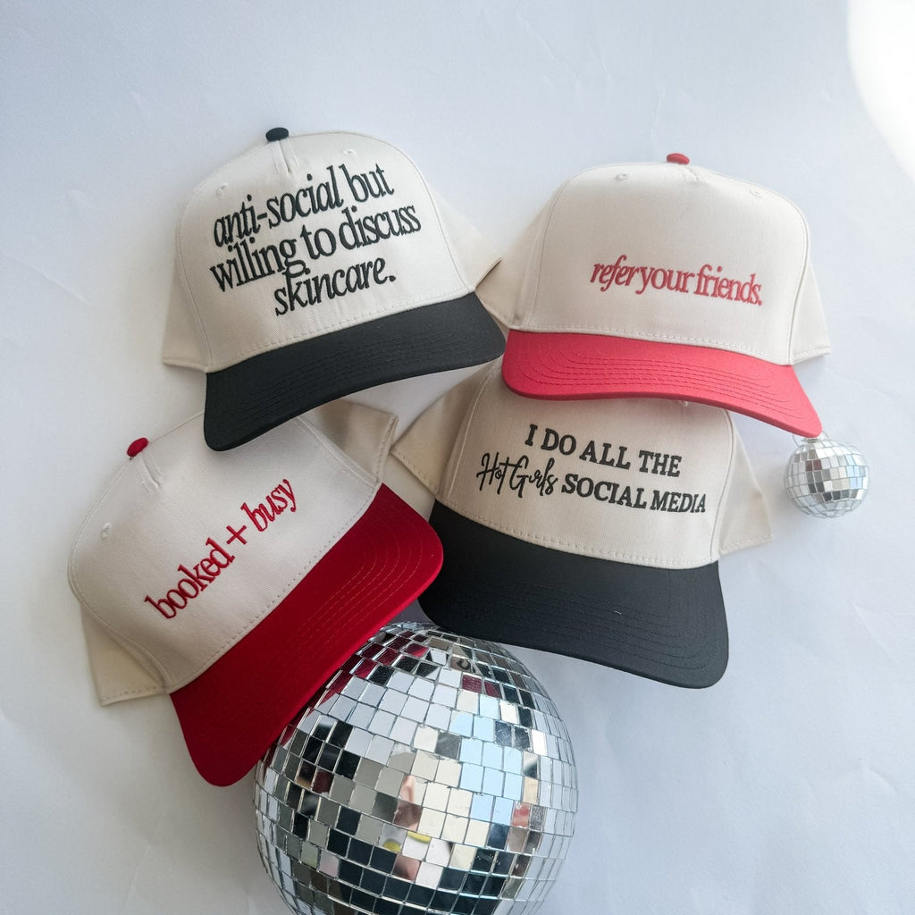 Coco & Rho refer your friends- Trucker Hat — detail close-up