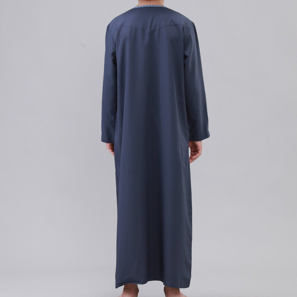 Boys Embroidered Thobe with Tassel Detail(MKB016)