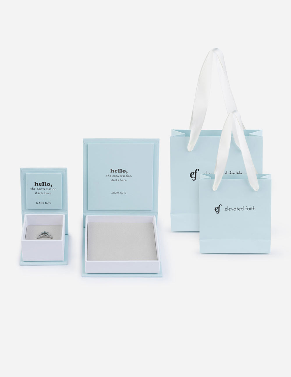 Elevated Faith Bracelet Gift Packaging — side view