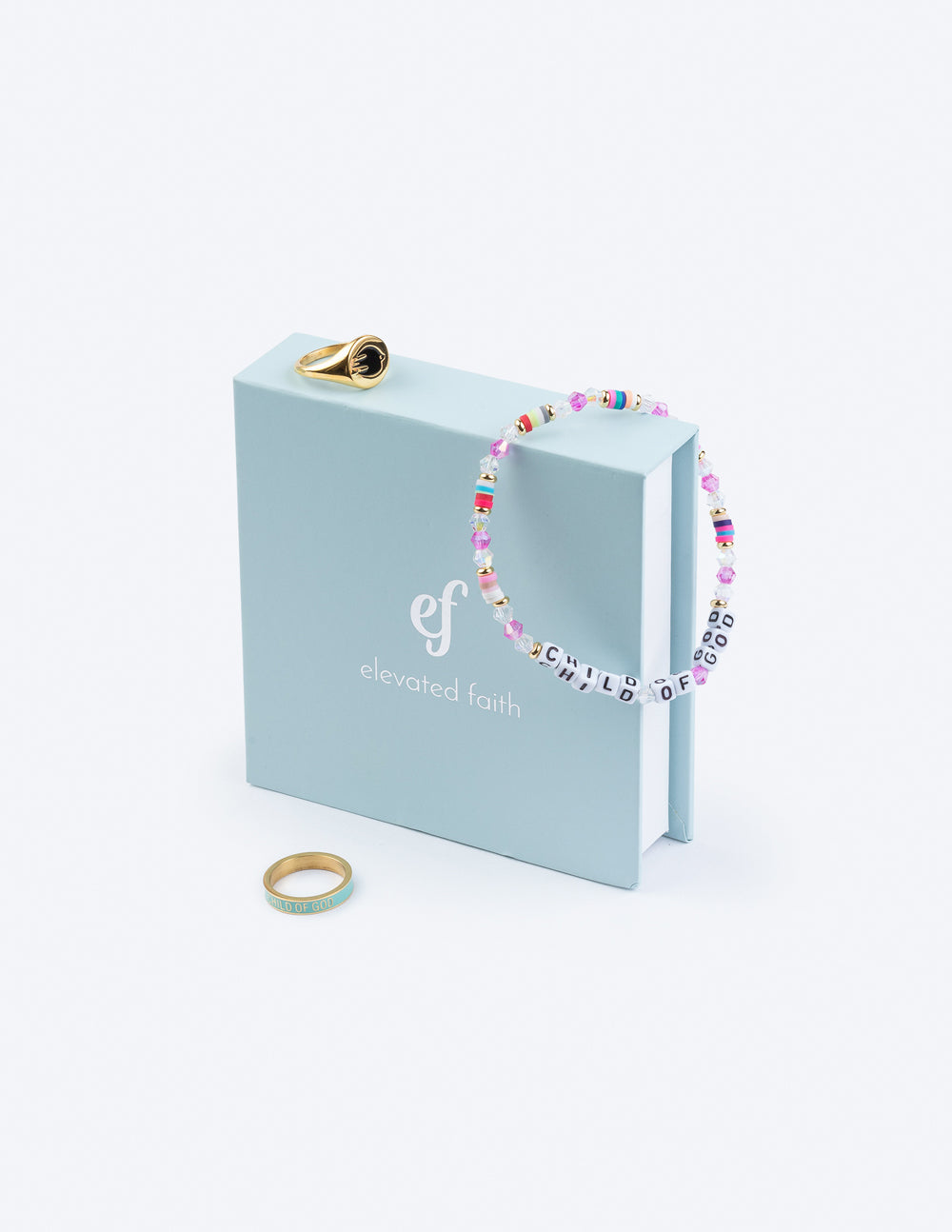 Elevated Faith Bracelet Gift Packaging — main product shot