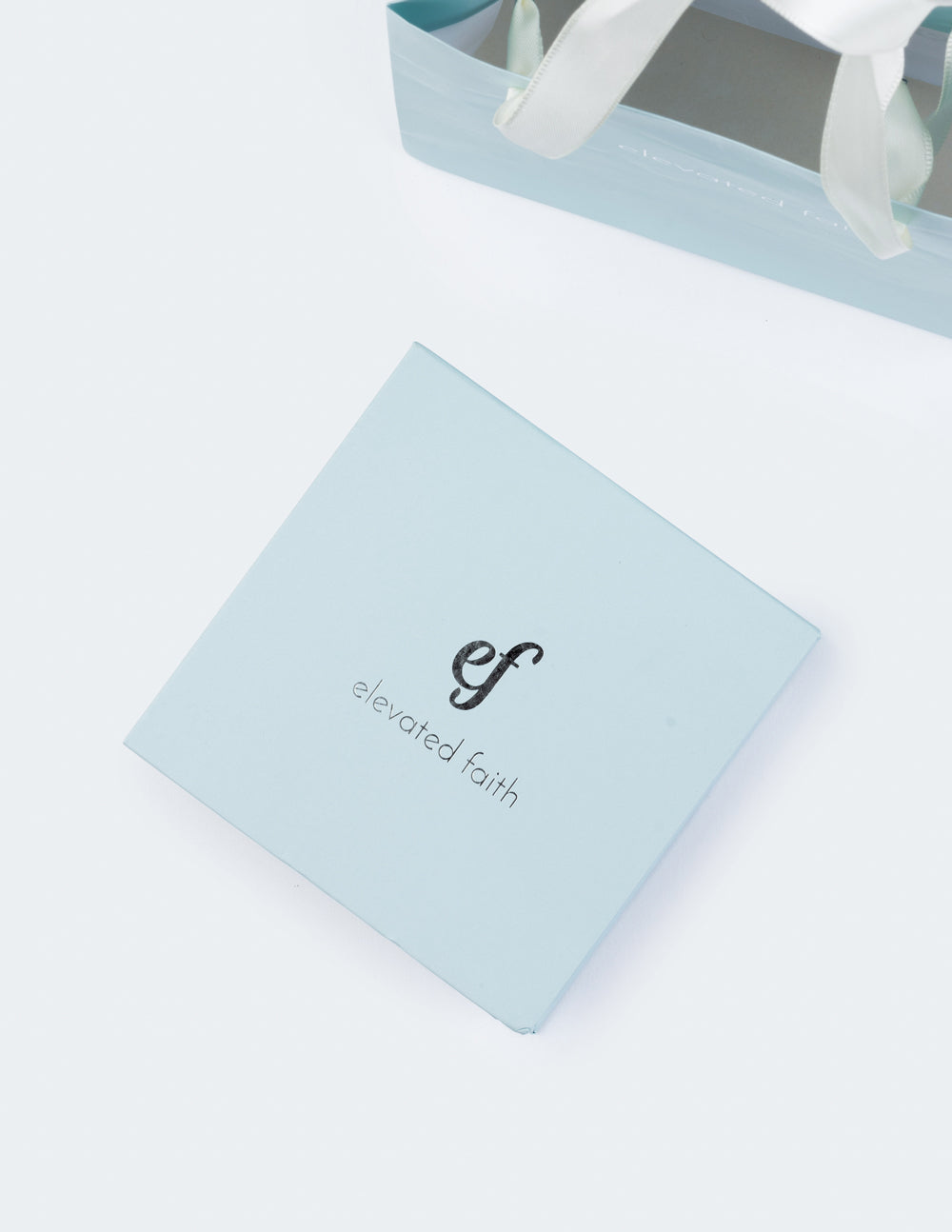 Elevated Faith Bracelet Gift Packaging — lifestyle context