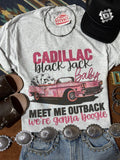 Wild Junkie Cadillac Black Jack Graphic Tee — main product shot