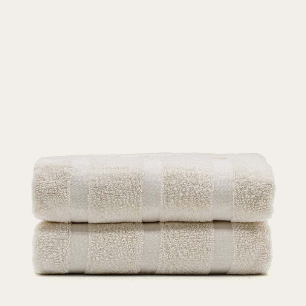 Italic Capri Towels — comparison shot