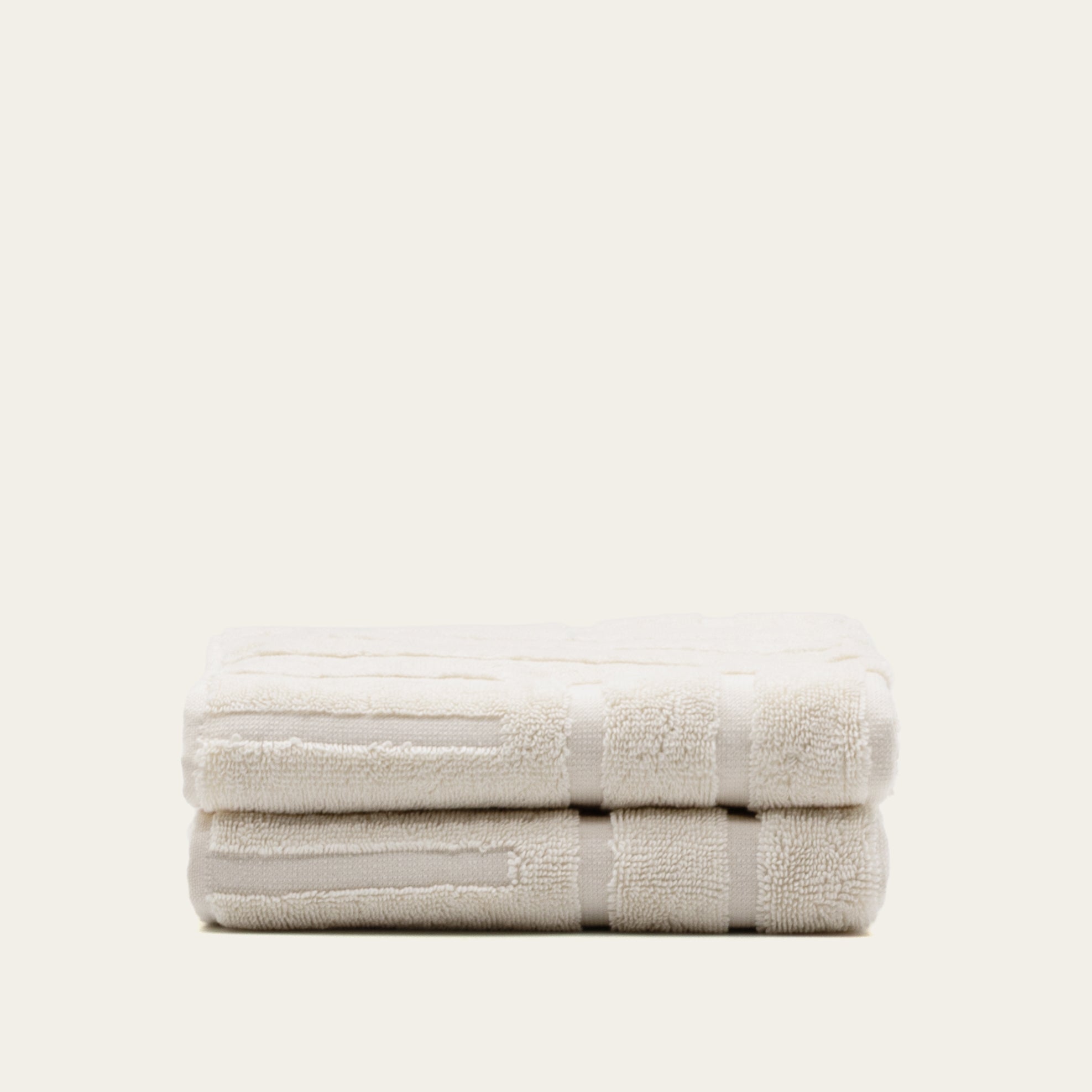 Italic Capri Towels — product on model