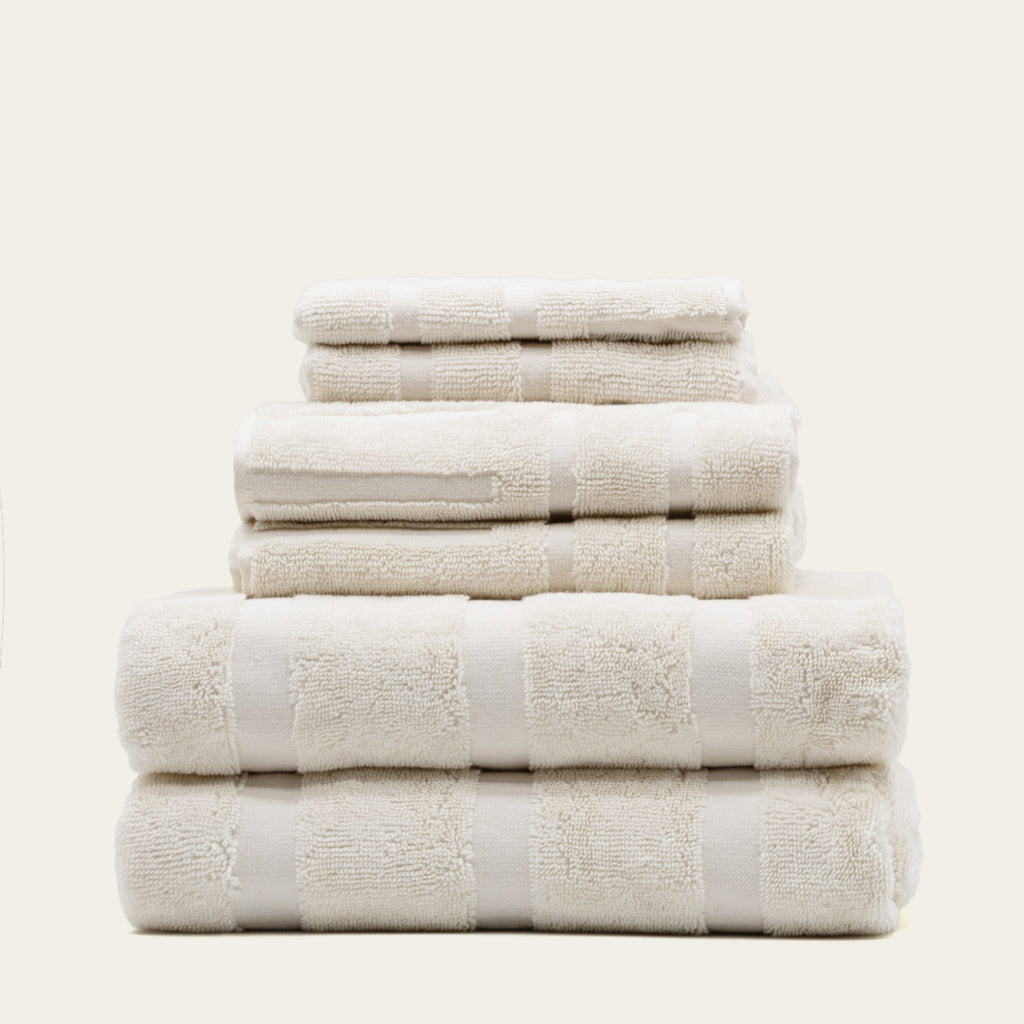 Italic Capri Towels — comparison shot