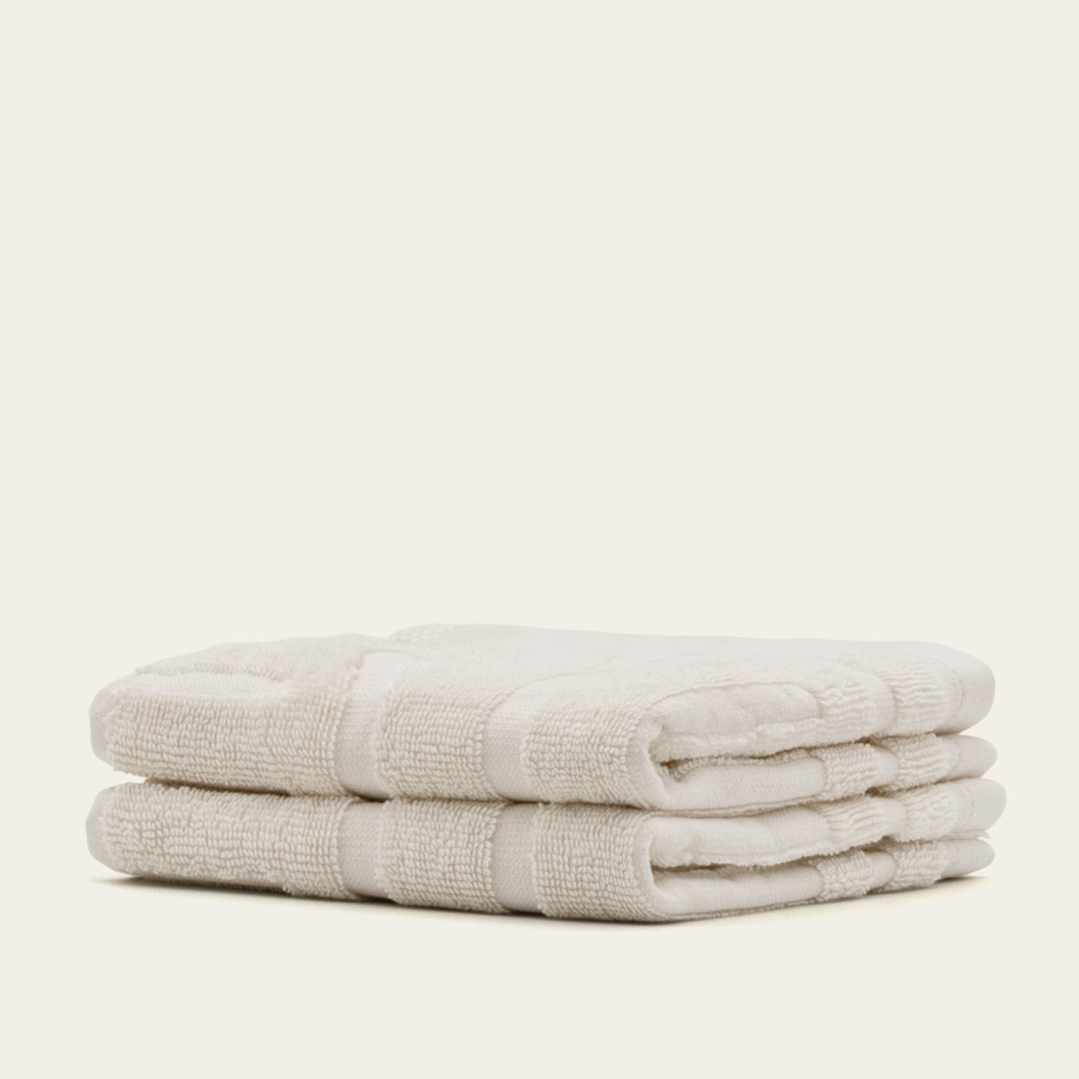 Italic Capri Towels — back view