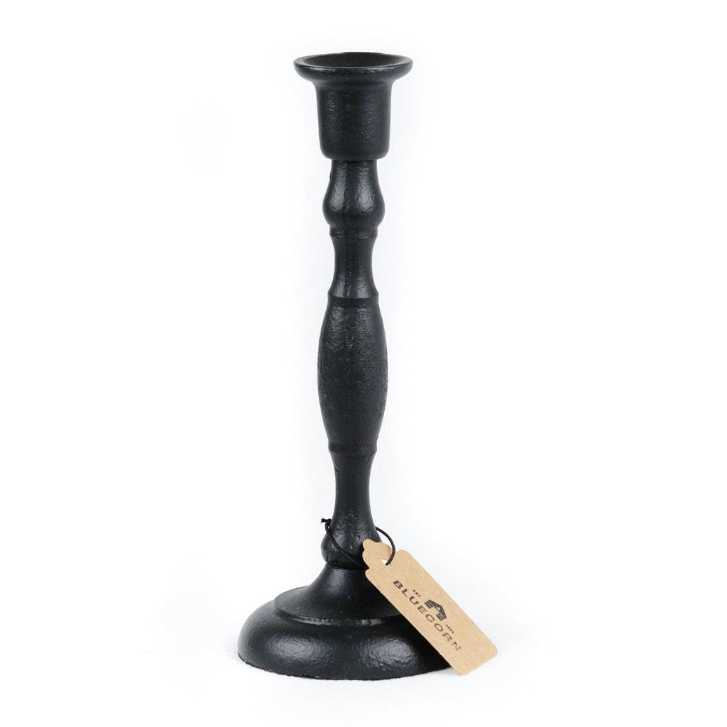 Bluecorn Candles Taper Candle Holders - Handcrafted Cast Iron — main product shot