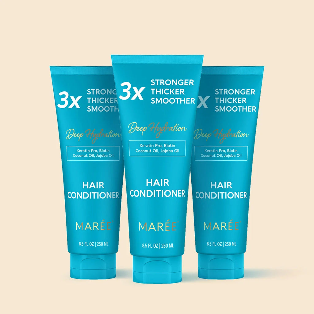 Maree Deep Hydrating Coconut Conditioner — comparison shot