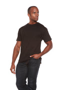 Spun Bamboo Custom Printed Men's Bamboo Viscose/Organic Cotton Short Sleeve T-Shirt — back view