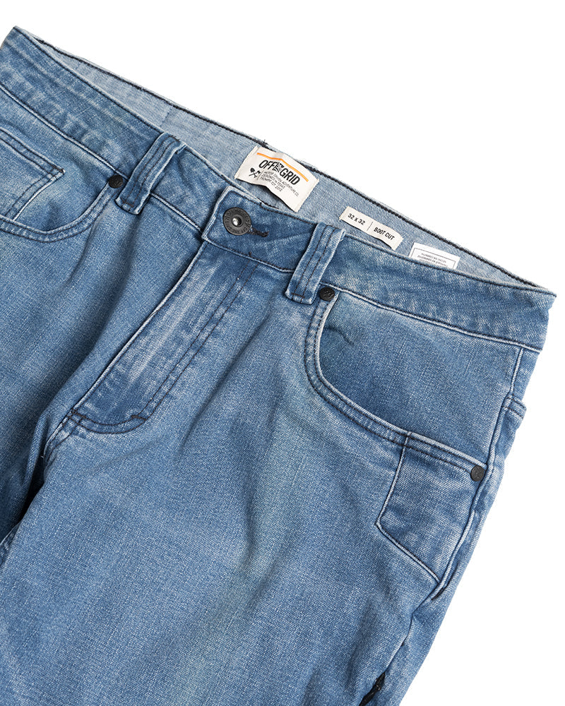 Off The Grid Surplus Hideout Denim Boot Cut - Vintage Wash — comparison shot
