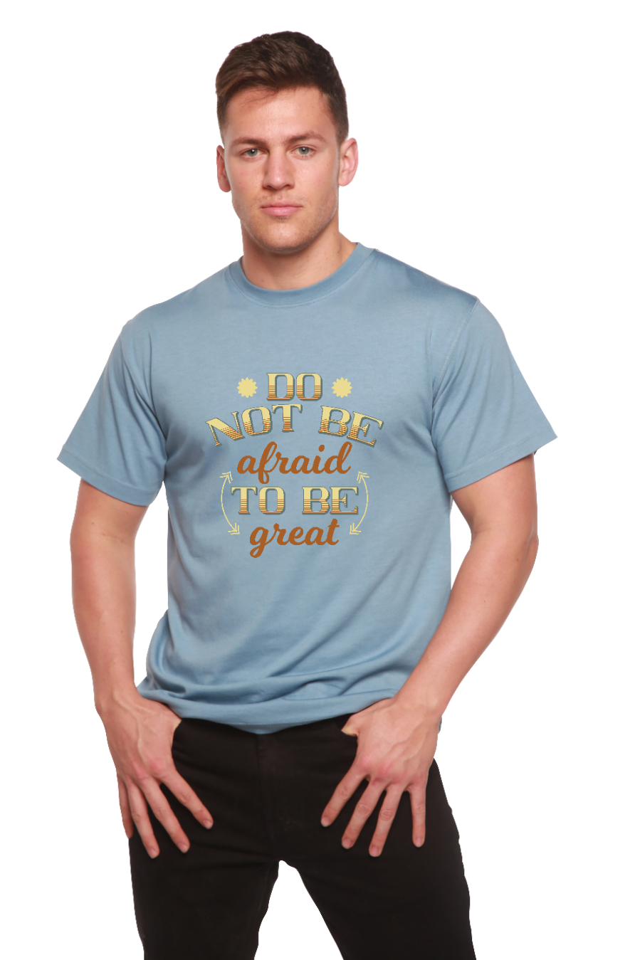 Spun Bamboo Do Not Be To Be Men's Bamboo Viscose/Organic Cotton Short Sleeve  Graphic T-Shirt — main product shot