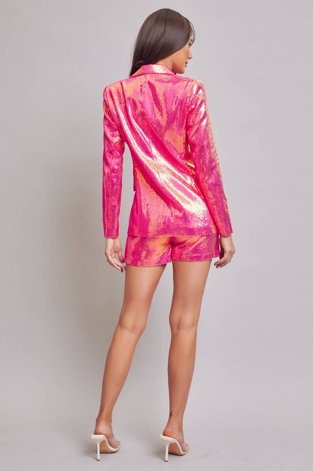 Barbie Pink Sequin Suit Set