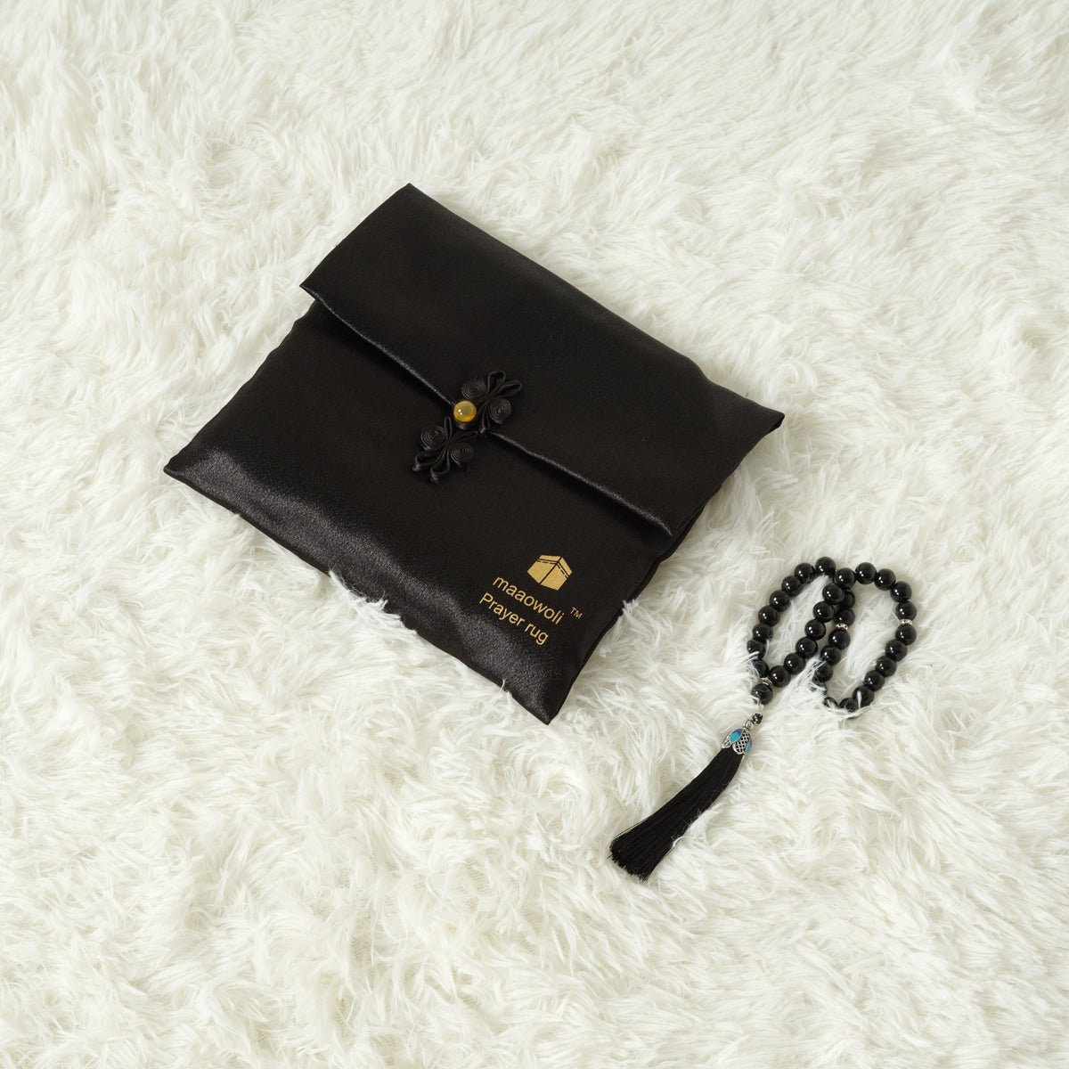 Mariam's Collection Eco-Friendly elegant Prayer Mat & Tasbeeh sets(MR066) — main product shot