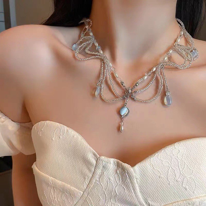 Mariam's Collection Elegance‌ Crystal Teardrop Hair Jewelry Forehead Accent (MAC335) — product category context