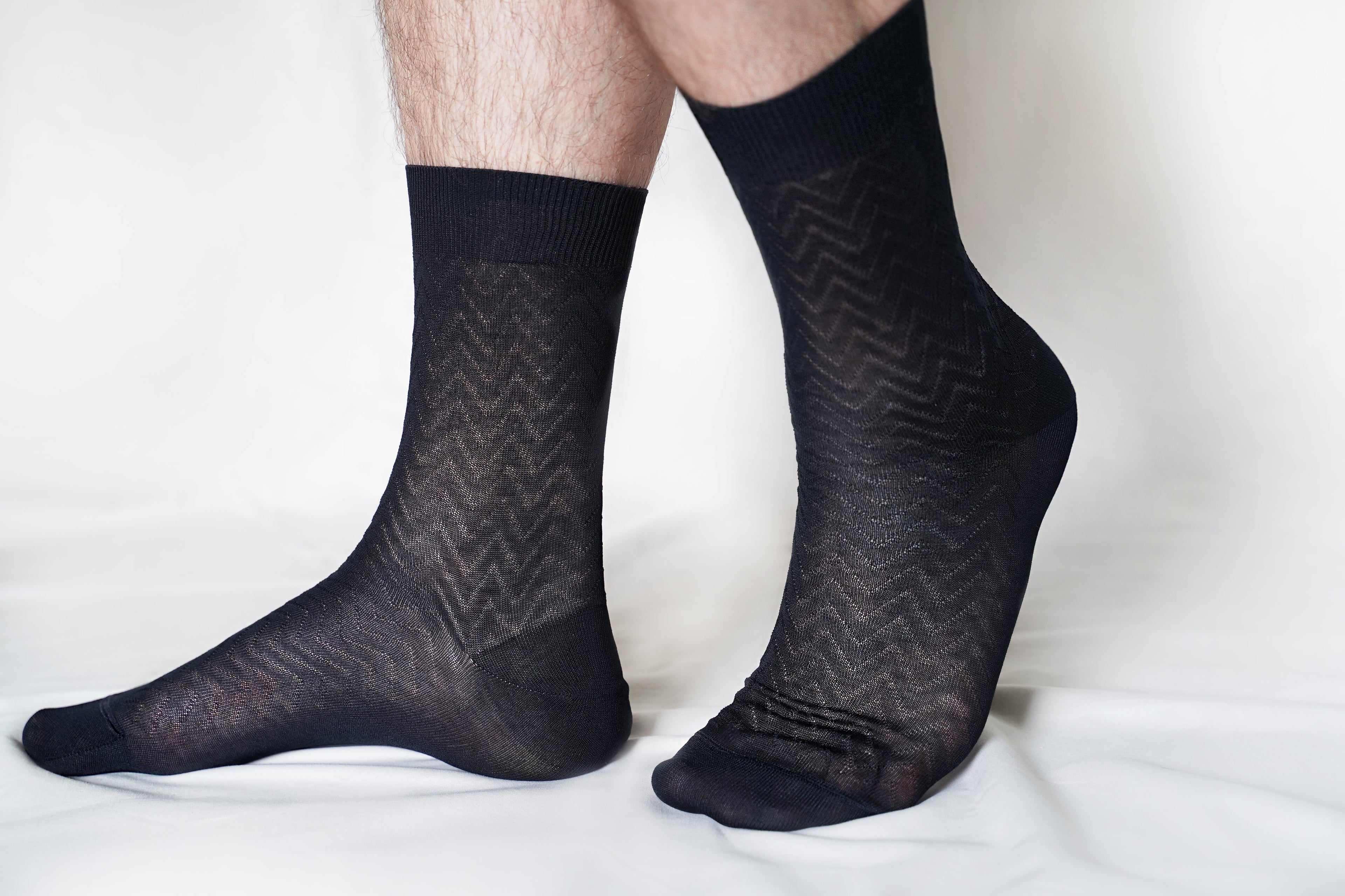 tittimitti tittimitti® 100% Mercerized "Filo di Scozia" Cotton Men's Dress & Trouser Socks. 3-Pack. Made in Italy — size refe