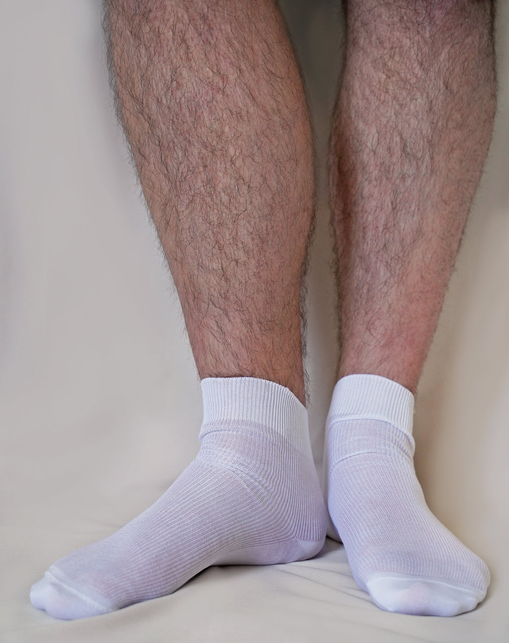tittimitti tittimitti® 100% Mercerized "Filo di Scozia" Cotton Men's Dress & Trouser Socks 3-Pack. Made in Italy — back view