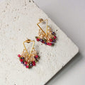 Rainbow Fringe Earrings