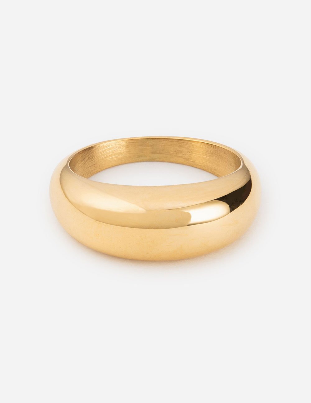 Elevated Faith Gold Dome Ring — main product shot