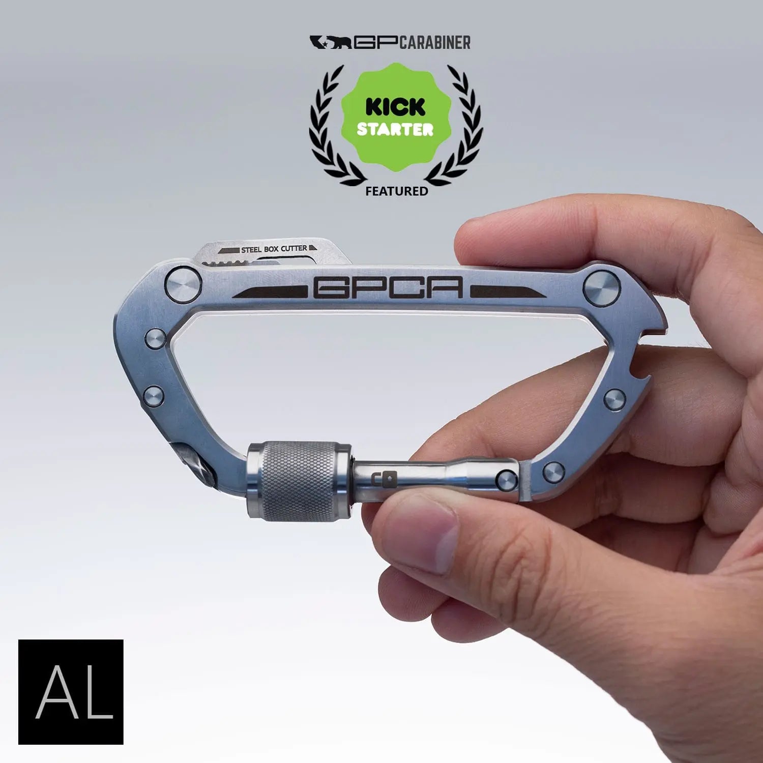 GPCA GPCA Carabiner PRO — EDC Multi-Tool Clip — side view
