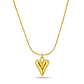 SORI STYLE Heart Ball Pendant Necklace Dainty Love Charm Jewelry Gift — main product shot