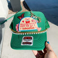 Coco & Rho Howdy Sweetie Charmed- Trucker Hat Kelly Green — main product shot