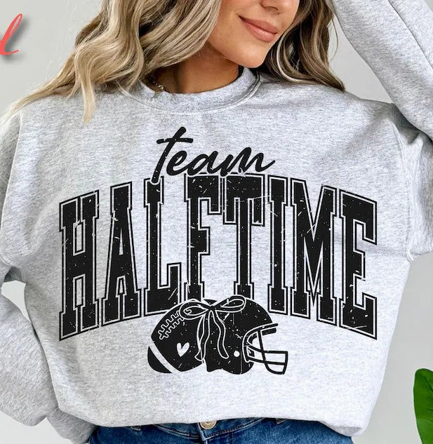 A Blessed Texas Mess Boutique Team Halftime Superbowl Party T-Shirt, Football Party Tee, Funny Game Day… — main product shot