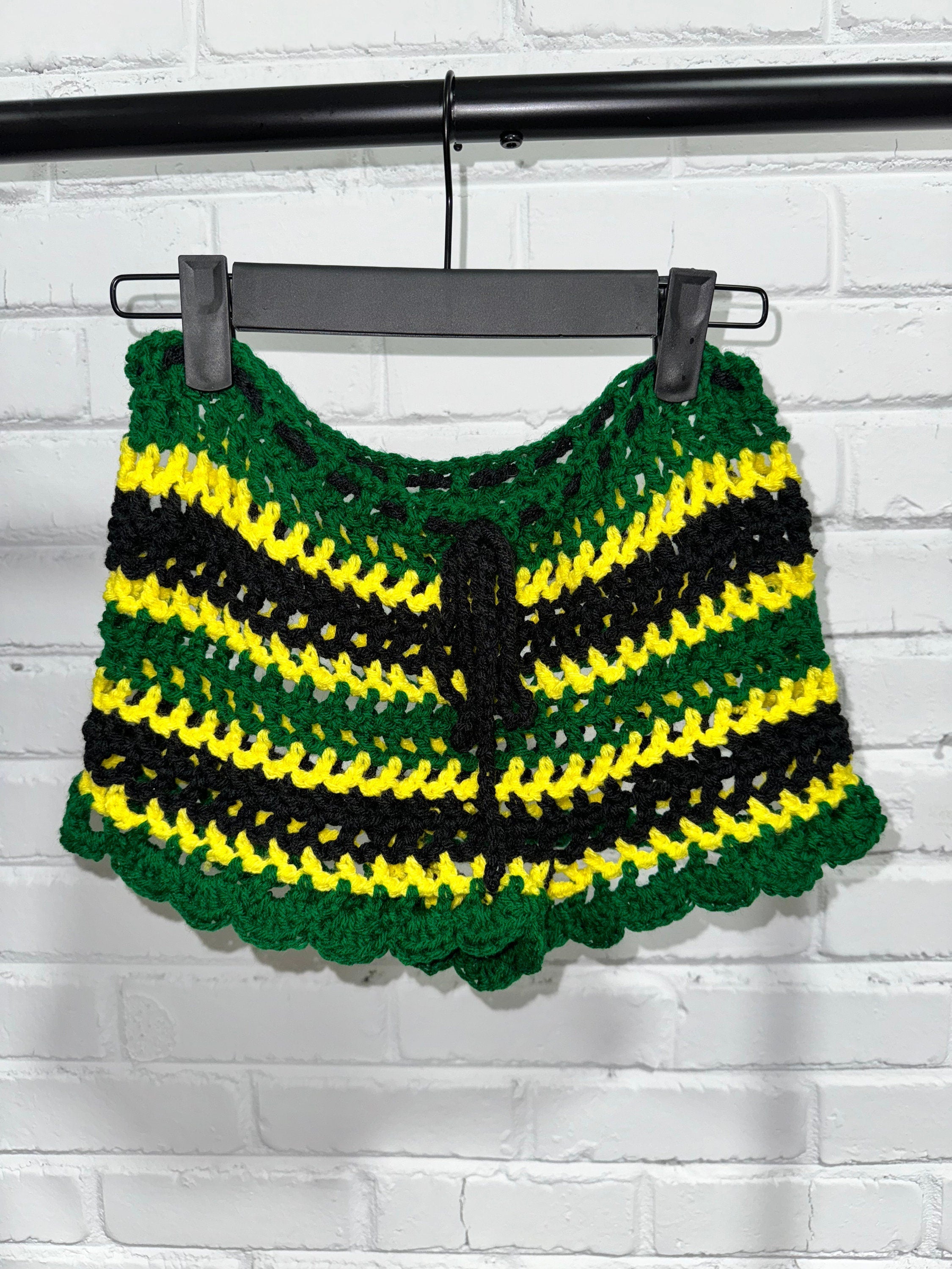 Stitched by Spice Jamaica Mesh Crochet Shorts with Bikini Matching Set — alternative angle