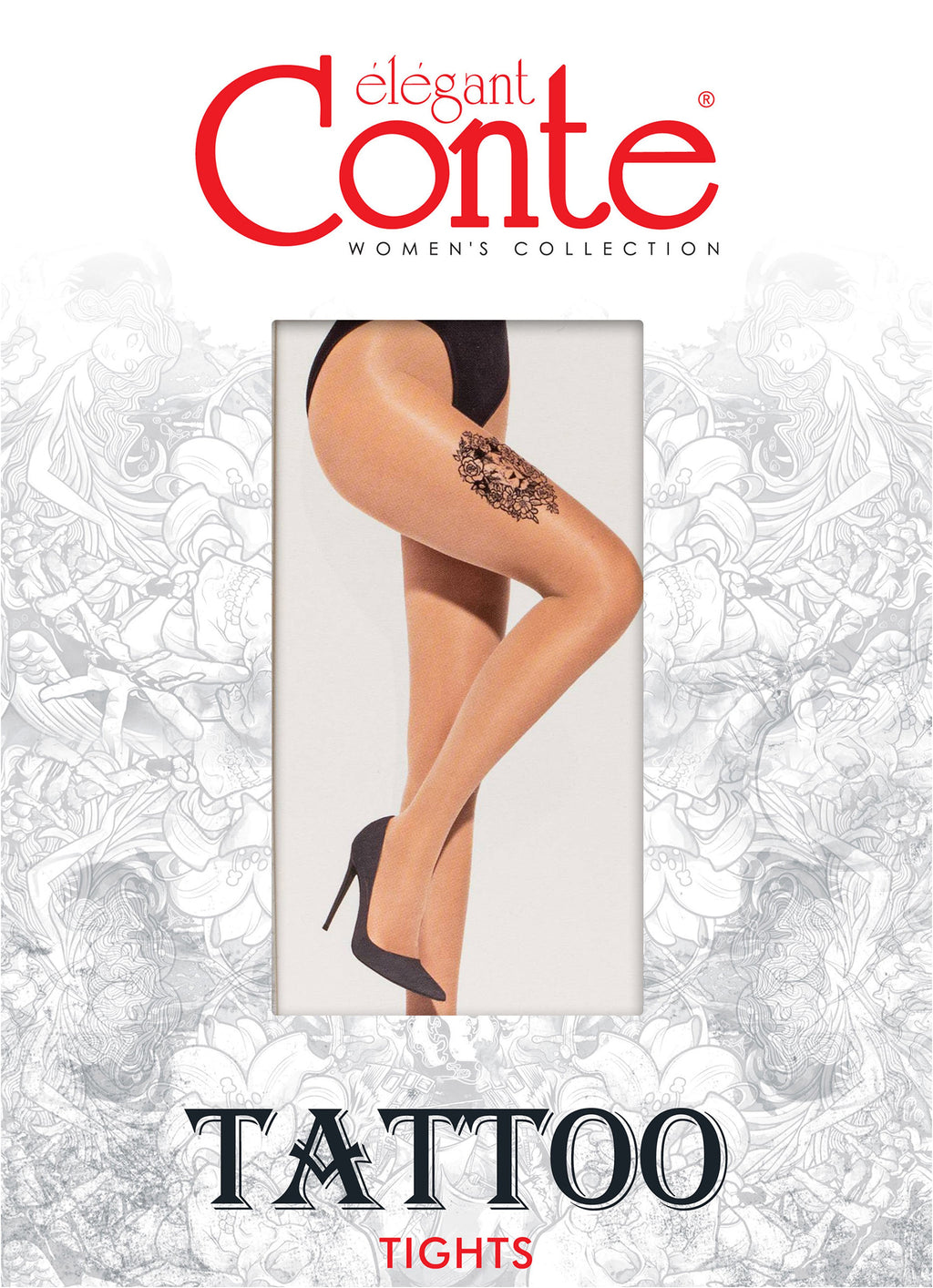TheRanok.com Fantasy Tights Conte Lion - Tattoo Design — size reference