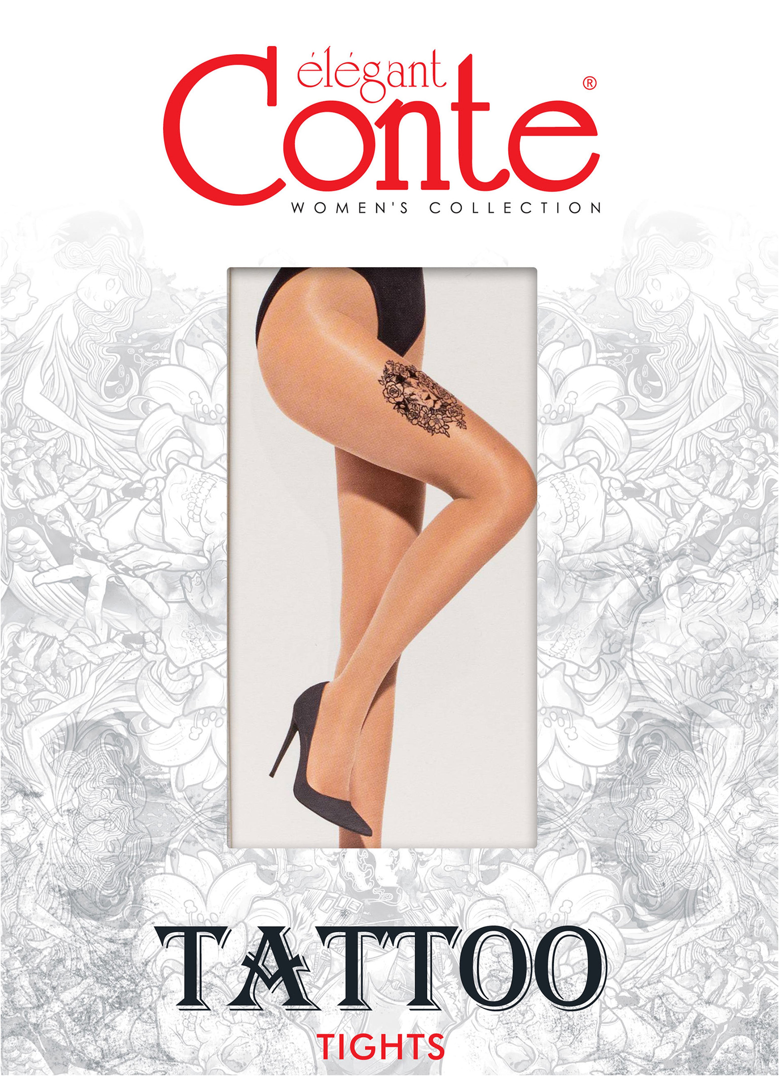 TheRanok.com Fantasy Tights Conte Lion - Tattoo Design — size reference