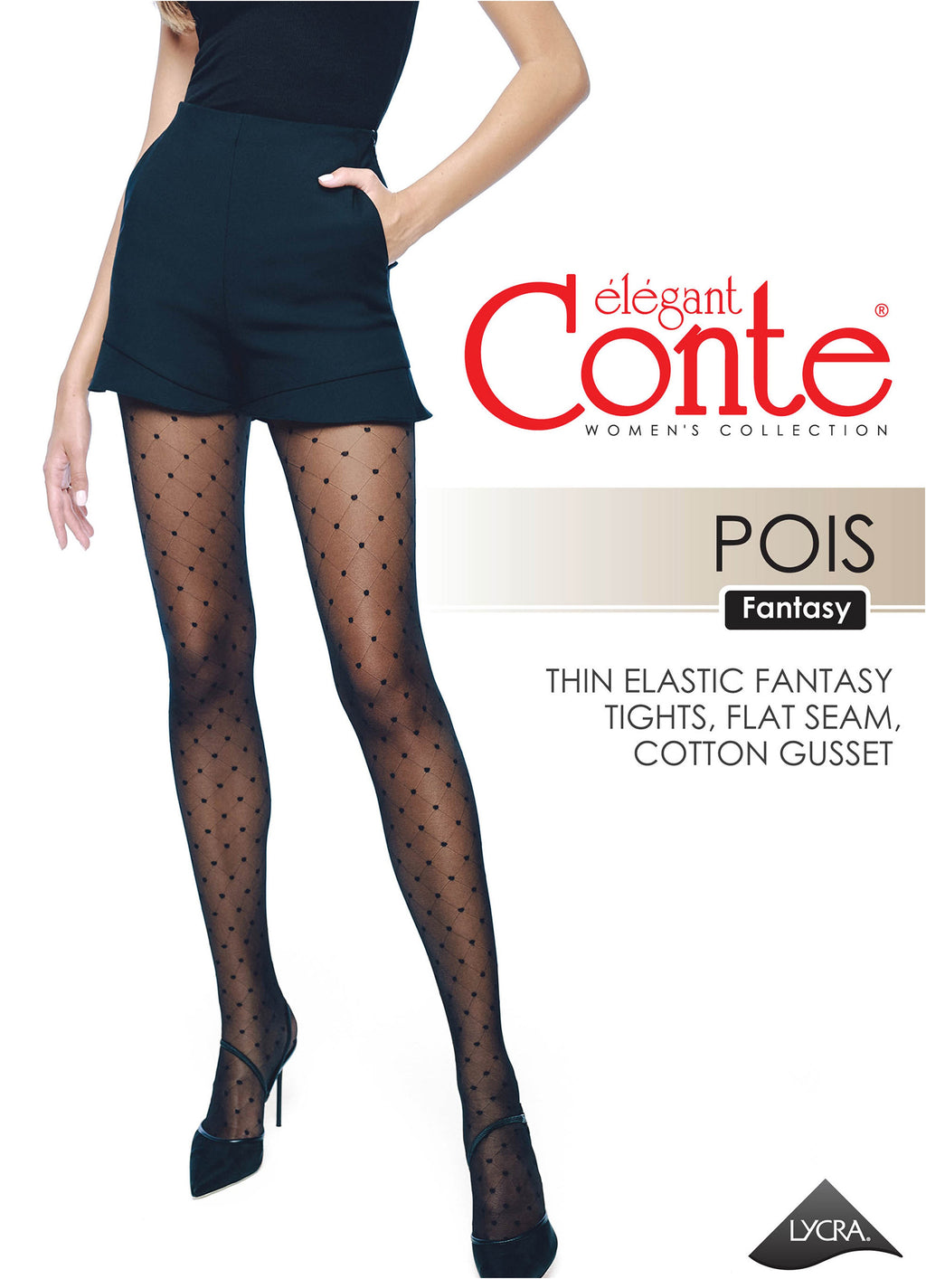TheRanok.com Fantasy Tights Conte Pois - Geometric Dots Pattern — fabric or material detail