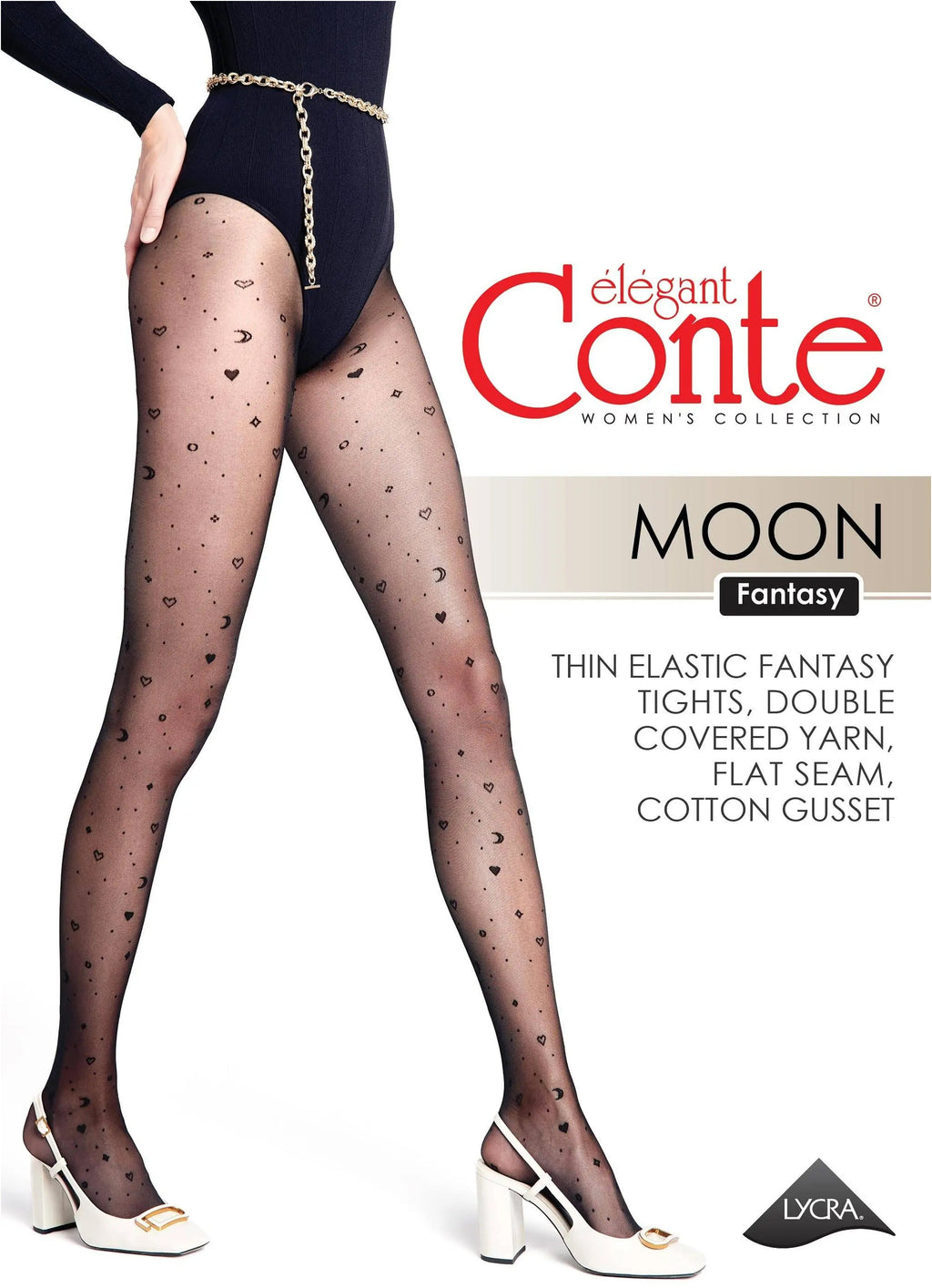 TheRanok.com Fantasy Tights Conte Moon Patterns — in-use photo