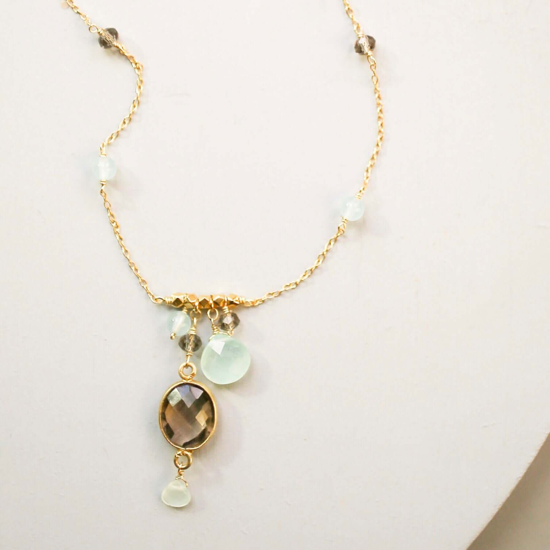 PARKEN JEWELRY Bezel Necklaces — lifestyle context
