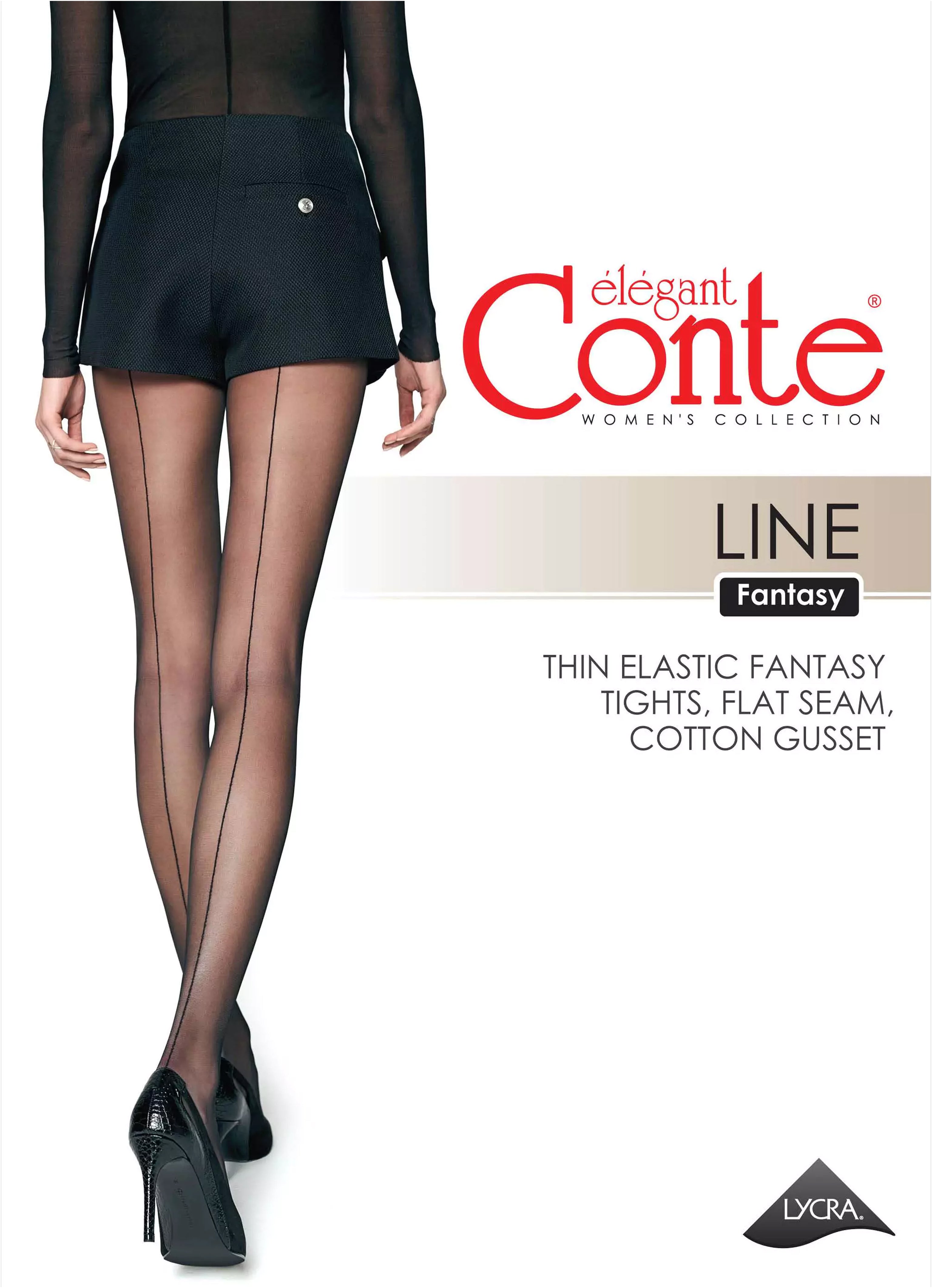 TheRanok.com Fantasy Tights Conte Line - Back Seam — packaging