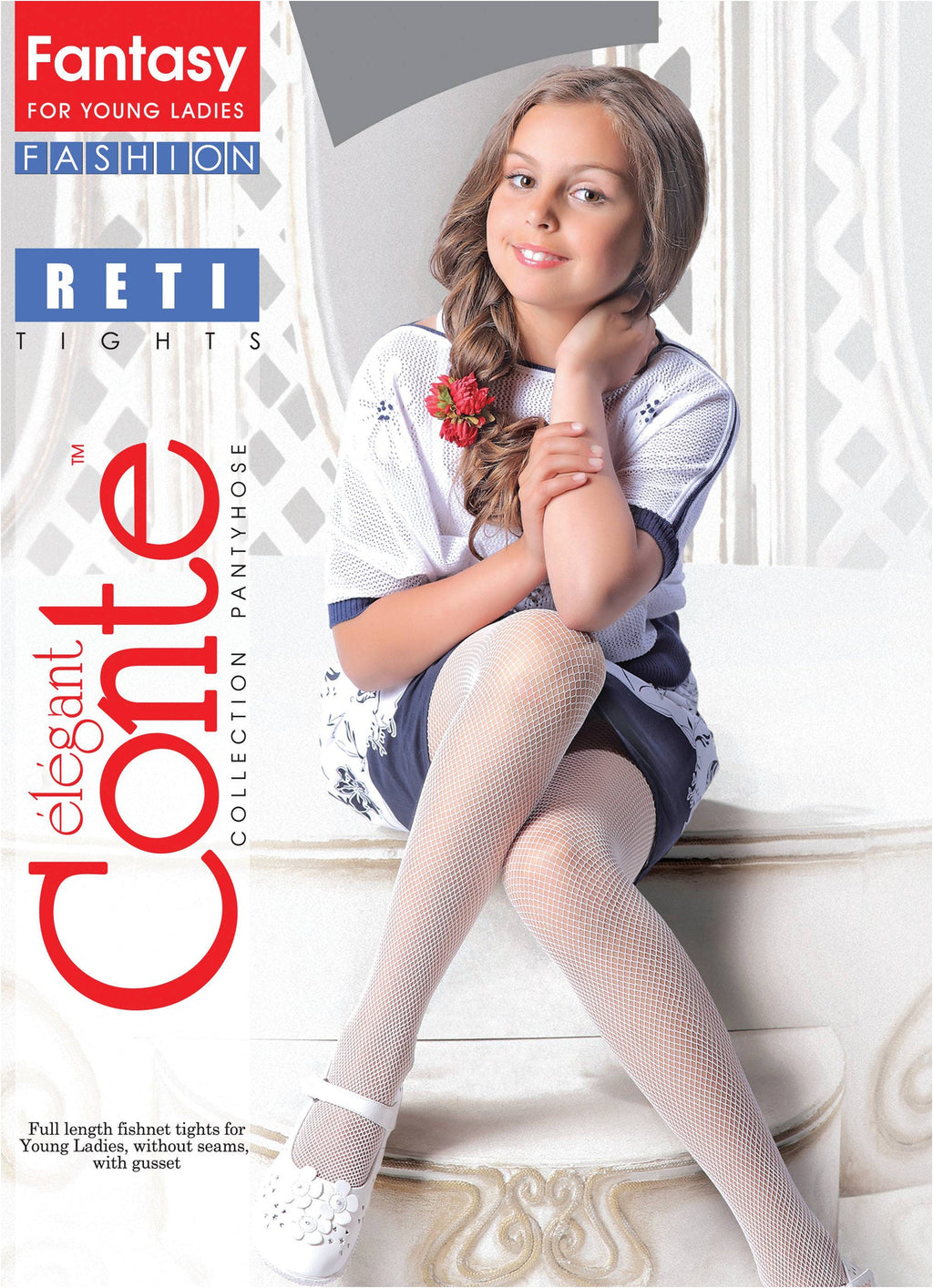TheRanok.com Conte Tights for girls Reti - Fishnet — comparison shot