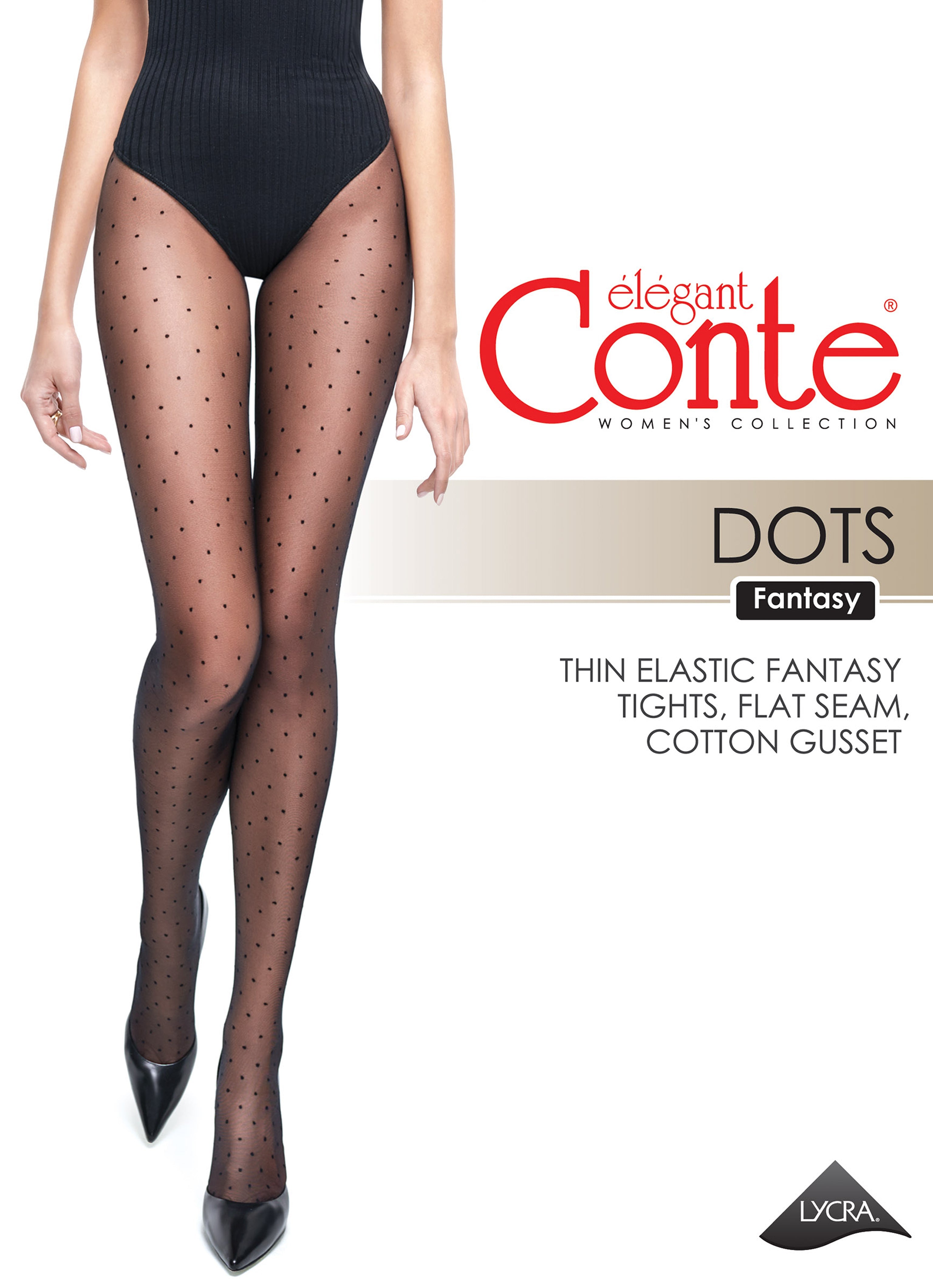 TheRanok.com Fantasy Tights Conte Dots - Polka Dots — in-use photo