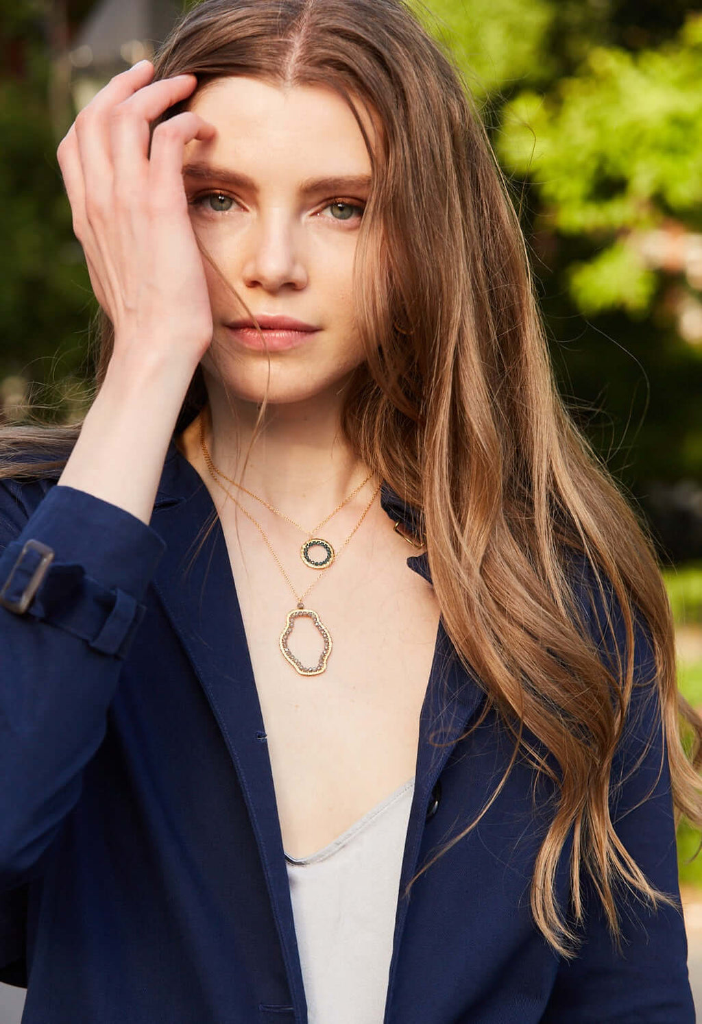 PARKEN JEWELRY Halo Mini Gold Pendants — detail shot 9