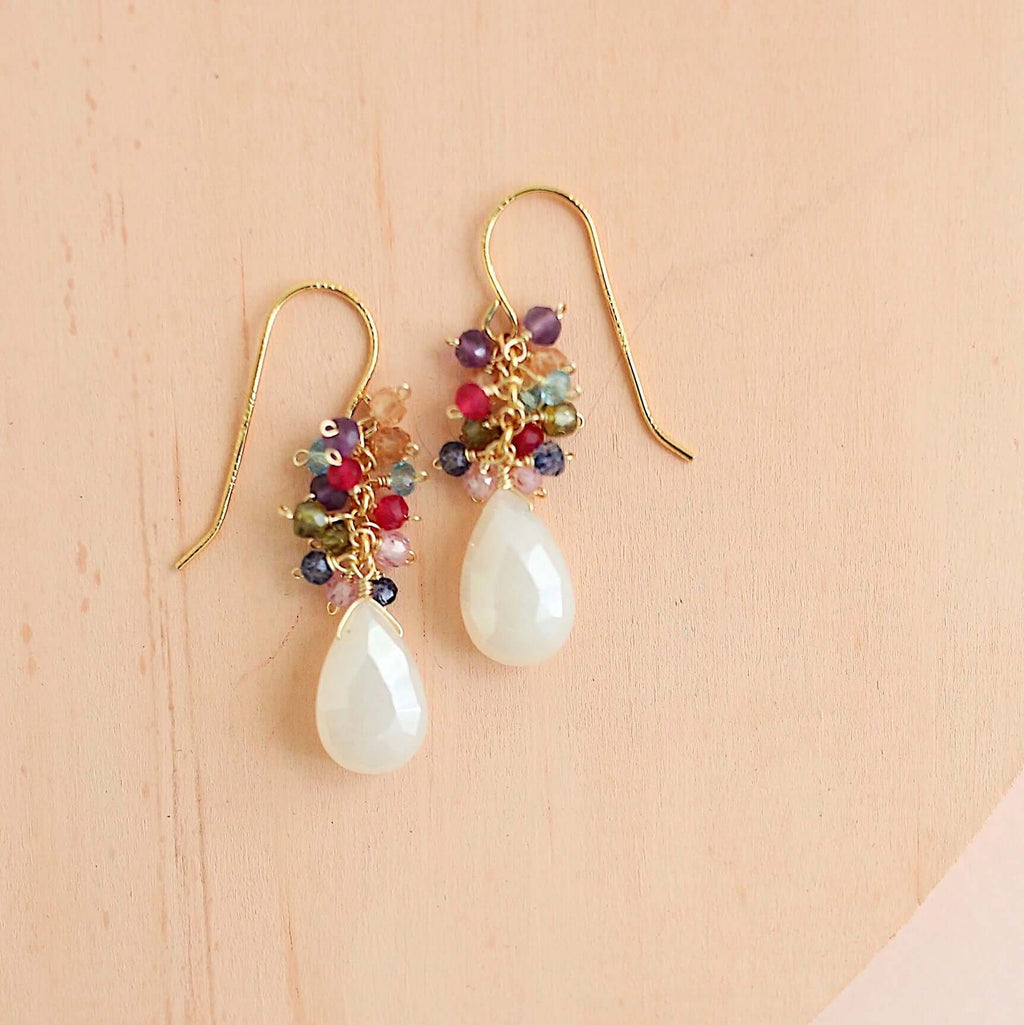 PARKEN JEWELRY Bala Earrings — back view