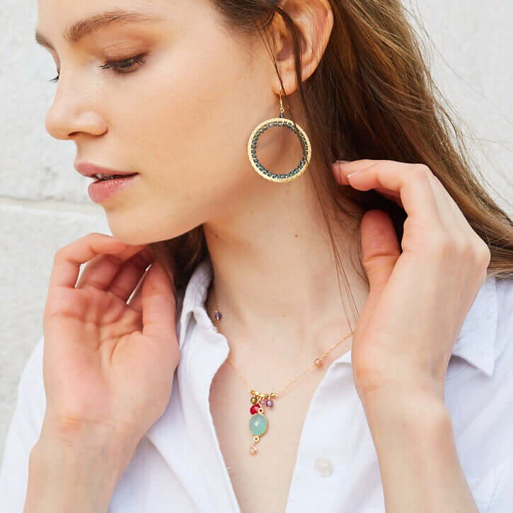 PARKEN JEWELRY Bezel Necklaces — feature highlight