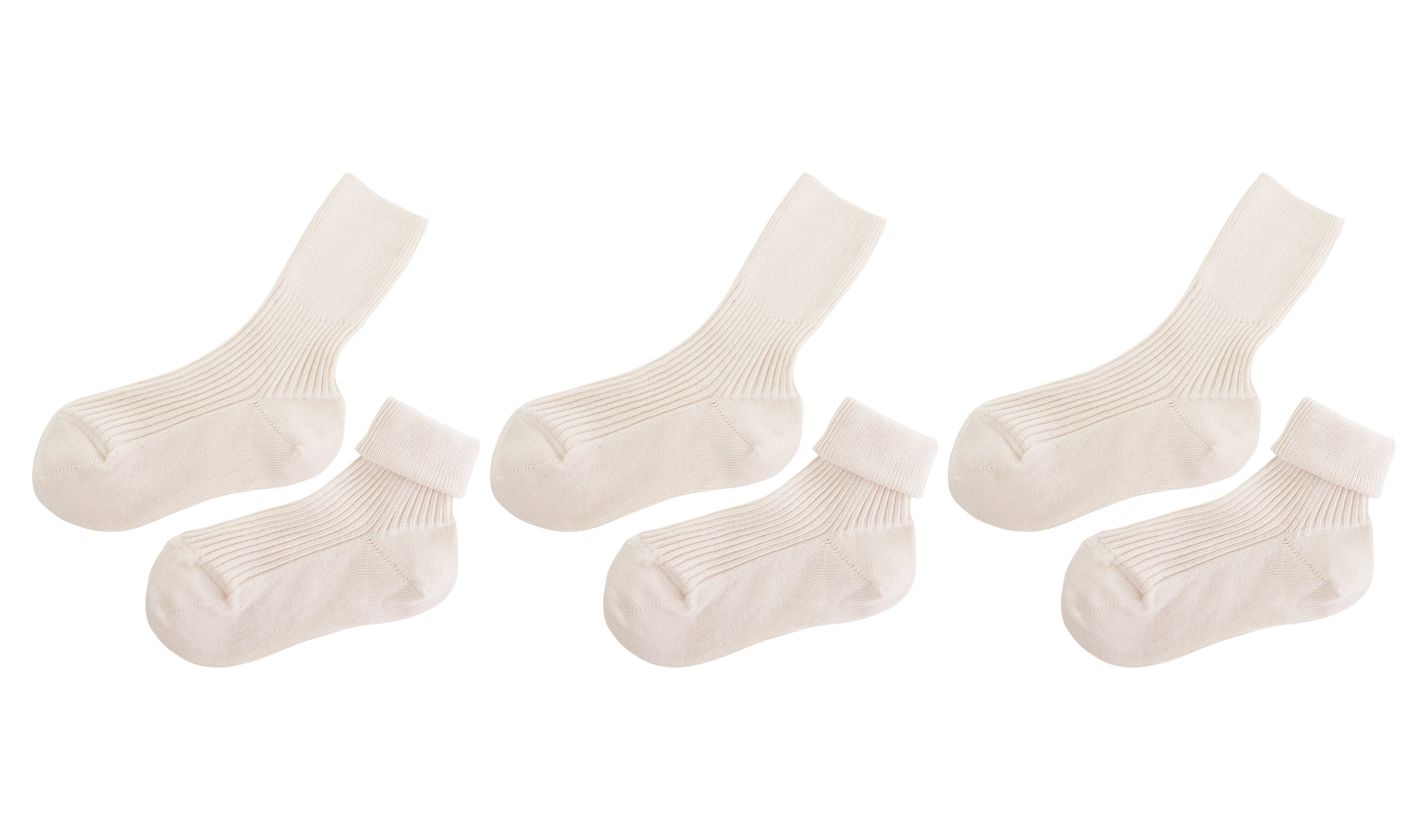 tittimitti tittimitti® 100% Organic Cotton Kid's Socks (3-Pack) – Made in Italy, Unisex, Soft & Breathable for Boys & Girls. 
