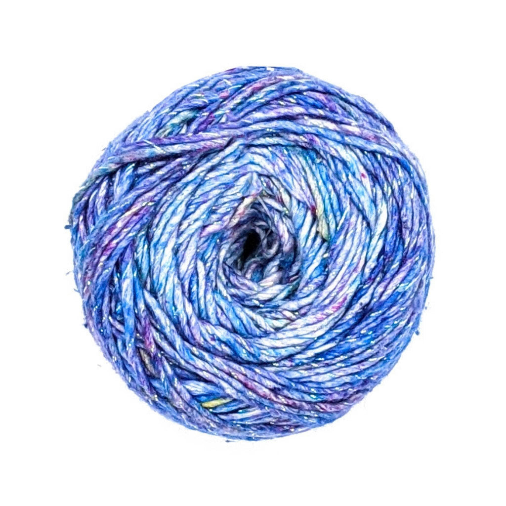 Darn Good Yarn Darn Good Yarn The Iris Scarf Knitting Kit — fabric or material detail