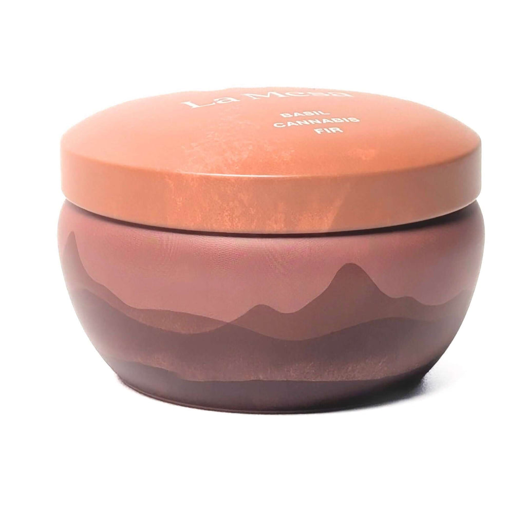 Bluecorn Candles Scented Candle Tins - Aromática - 8oz — flat-lay composition
